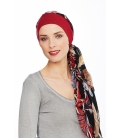 Bonnet foulard bambou - annabell bordeaux