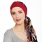 Bonnet foulard chimio bambou - annabell bordeaux