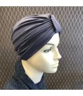 Bonnet Lycra Coton - bonnet Bleu Gris