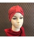 Bonnet Lycra Coton - bonnet Rouge Hermès