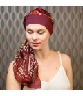Turban chimiotherapie - perte cheveux – Lookhatme - Rose comme femme