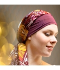 Turban radiotherapie - chute cheveux repousse alopecie cancer - Rose comme femme
