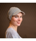 Casquette traitement cancer - chimiotherapie - radiothérapie - chute cheveux - Rose comme femme 
